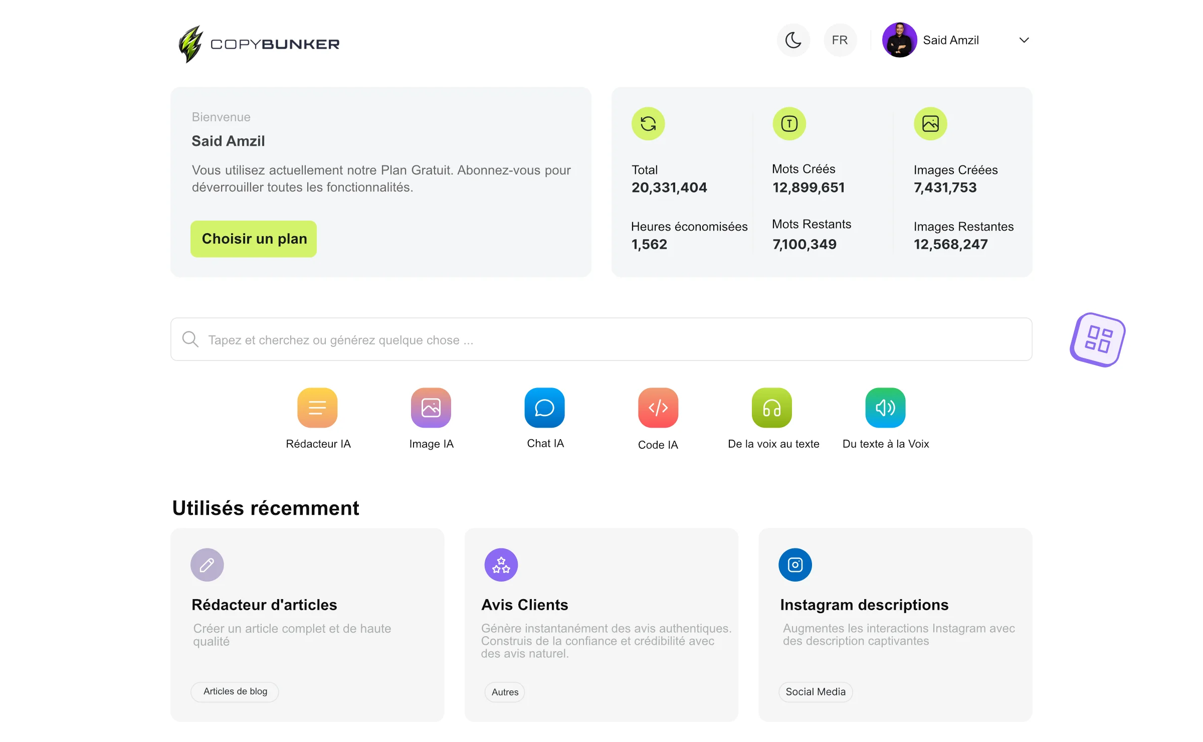 Application preview